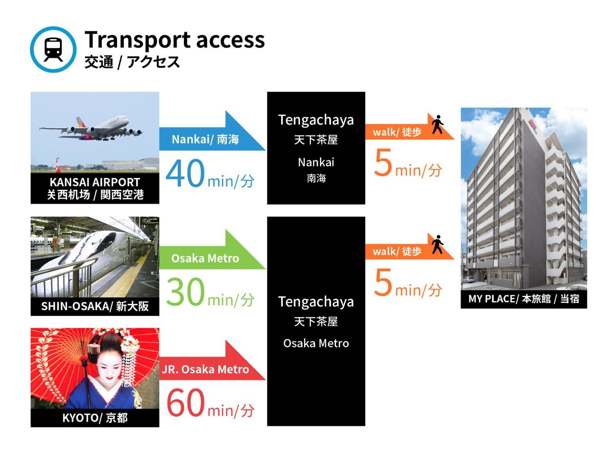 Fds Plaisir Apartment โอซาก้า ภายนอก รูปภาพ